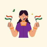 Indian republic day concept illustration vector