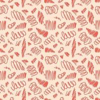 Hand drawn vector marker scribble seamless pattern. Vector scrawl ornament for textile prints, wrapping paper, wallpapers.