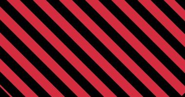 abstract background, video in high quality 4k. moving geometric figure, red and black diagonal stripes, animation. bright, colorful figure