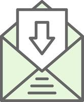 Inbox Vector Icon Design