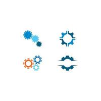 Gear Logo Template vector icon illustration