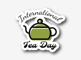 International Tea Day vector
