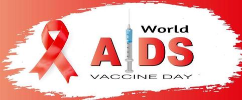 World Aids Vaccine Day vector