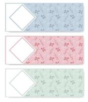 Templates for posts, invitations, covers. vector