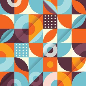 Abstract Geometric Seamless Pattern Background vector