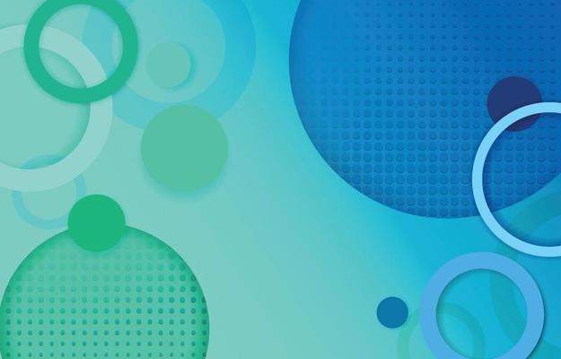 Blue and Green Abstract Background