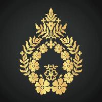 Luxury creative and beautiful ornament vector designs on colorful background