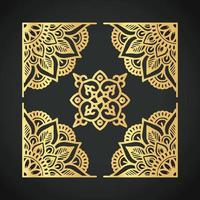 Luxury creative and beautiful ornament vector designs on colorful background