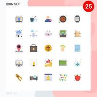 25 Universal Flat Colors Set for Web and Mobile Applications technology home new electronic irish Editable Vector Design Elements