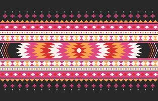 patrón étnico geométrico sin fisuras. estilo étnico americano azteca sin costuras colorido textil. diseño para fondo, papel tapiz, tela, alfombra, adornos, decoración, ropa, batik, envoltura, ilustración vectorial vector