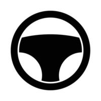 steering wheel logo vector