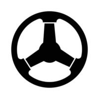 steering wheel logo vector