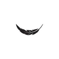 Feather ilustration  logo vector