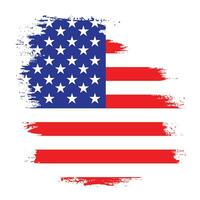 USA texture flag vector design