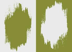 Collection of brush vector frame