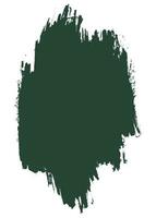 Green color stain brush stroke vector