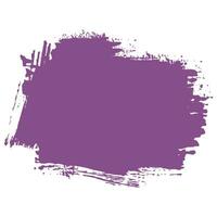 Purple color modern brush stroke frame vector