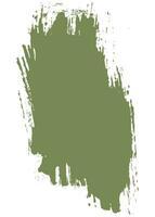 Green color abstract brush stroke vector