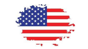 New colorful texture USA flag vector