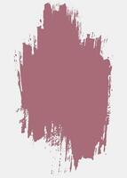 Pink color hand drawing brush stroke vector