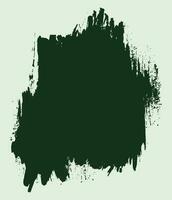 imagen de trazo de pincel libre de color verde oscuro vector