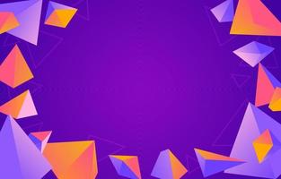 Beautiful Triangular Shape with Gradient Style Background vector