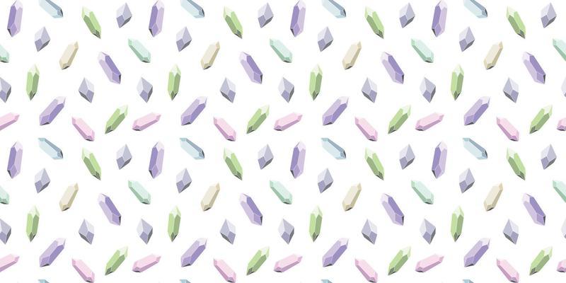Seamless crystal repeat pattern vector background