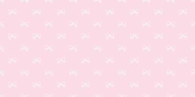 Cute bow seamless repeat pattern vector background