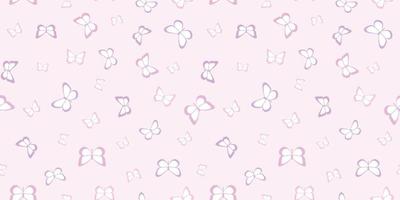 Butterfly seamless repeat pattern background vector