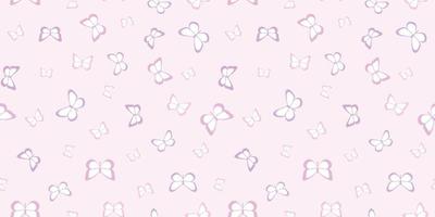 Butterfly seamless repeat pattern background vector