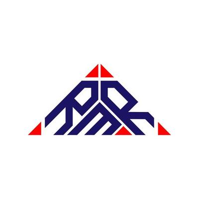 RMR letter logo creative design with vector graphic, RMR simple and modern logo.
