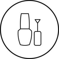 icono de vector de esmalte de uñas