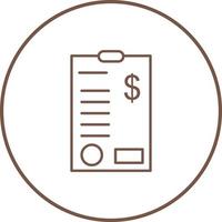 Dollar Bills Vector Icon