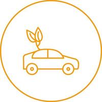 Eco friendly Car Vector Icon