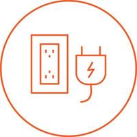 Plug and Socket Vector Icon