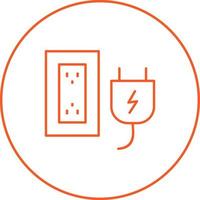 Plug and Socket Vector Icon