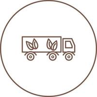 Eco friendly Truck Vector Icon