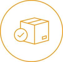 Package Delivered Vector Icon