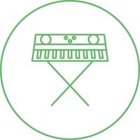 icono de vector de piano