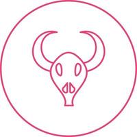 Bull Horns Vector Icon