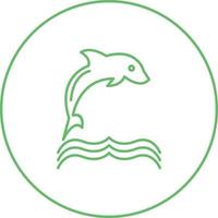 Dolphin Vector Icon