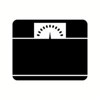 Unique Weighing Machine Vector Glyph Icon