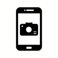 Unique Camera App Vector Glyph Icon