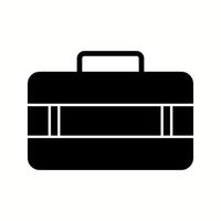 Unique Suitcase Vector Glyph Icon