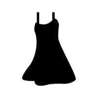 Unique Night Dress Vector Glyph Icon