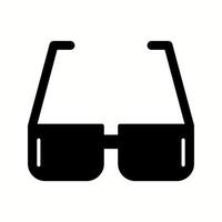 Unique Sunglasses Vector Glyph Icon