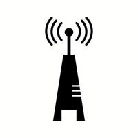 Unique Signal Tower I  Vector Glyph Icon