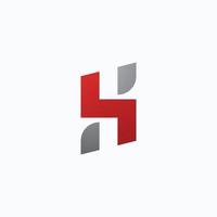 Letter H logo vector template element