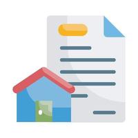 Mortgage Vector Style illustration. Business and Finance Outline Icon.