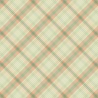 Tartan or plaid pastel color pattern. vector